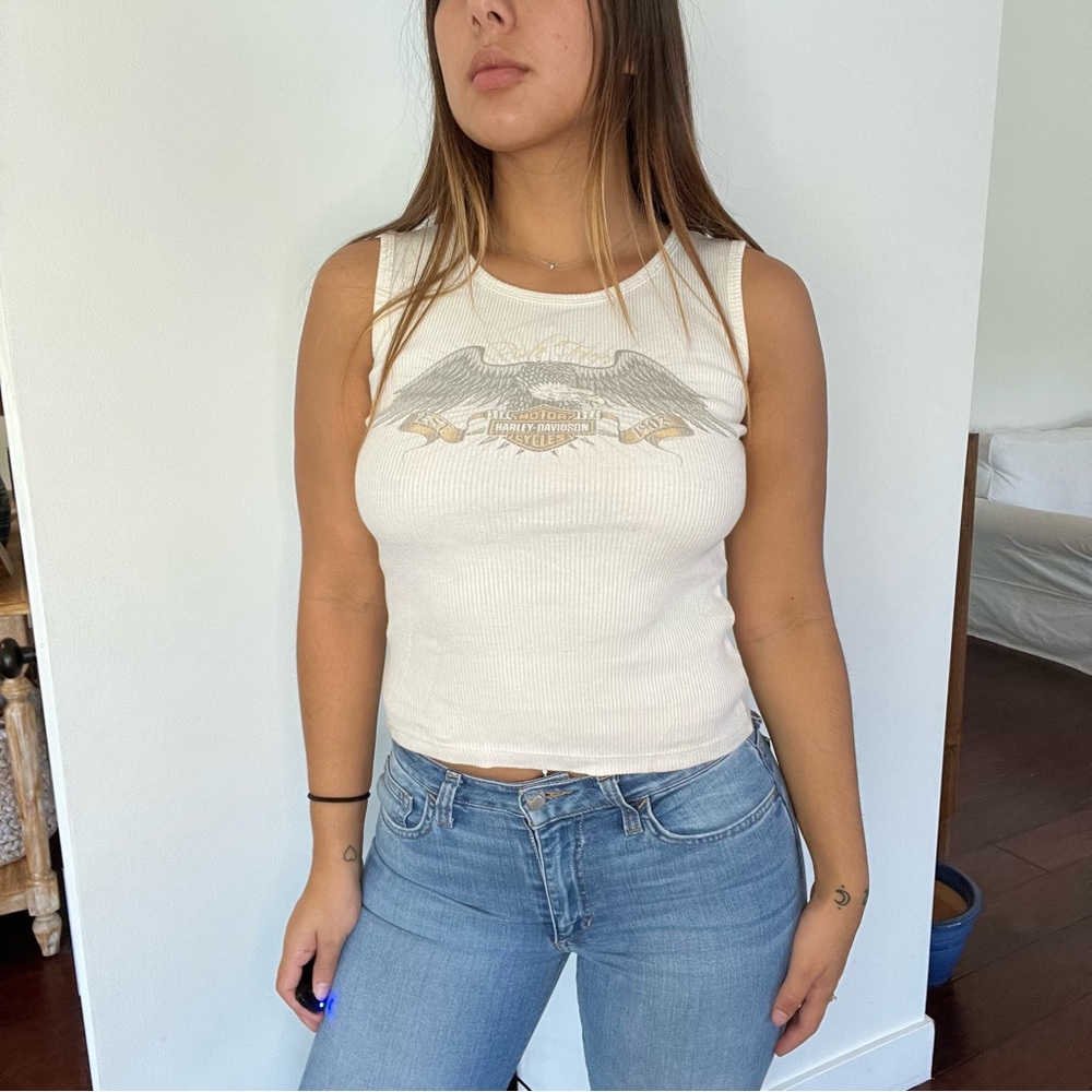 Vintage Harley Davidson baby tee